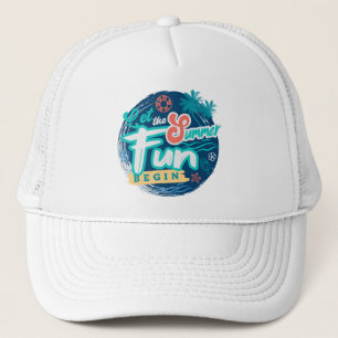 Summer & Beach Sublimation Trucker Hat