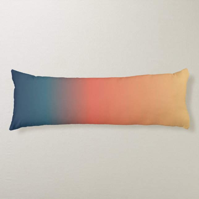 Summer Beach Sunrise Colour Body Cushion (Front)