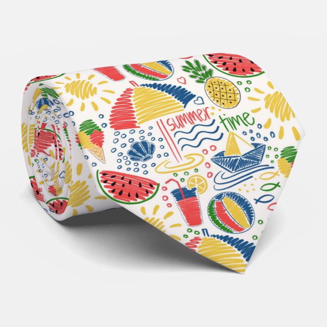 summer beach tie (Rolled)