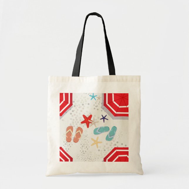 Summer beach tote bag (Front)