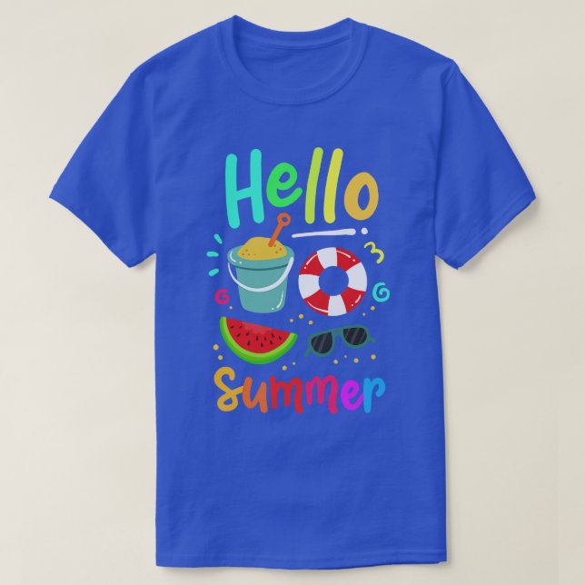 Summer Beach Vacation 1 T-Shirt (Design Front)