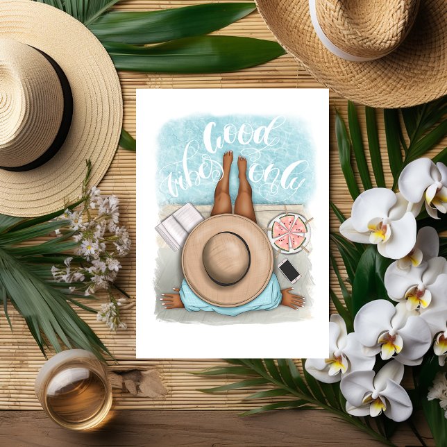 Summer Beach Vacation Birthday Party Invitation (Creator Uploaded)