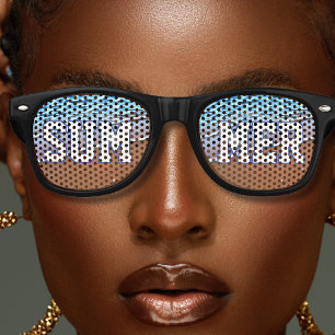 Summer Beach Vacation Retro Sunglasses