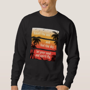 Summer Beach Vacation Surf Cool Sea Sun Funny Gift Sweatshirt