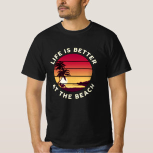 Summer Beach Vacation Surf Cool Sun Sea Funny Gift T-Shirt