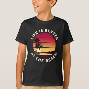 Summer Beach Vacation Surf Cool Sun Sea Funny Gift T-Shirt