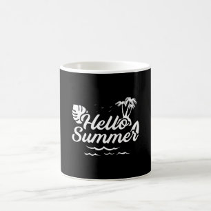 Summer Beach Vacation Surf Sea Cool Sun Funny Gift Coffee Mug