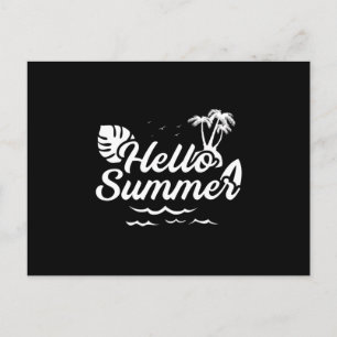 Summer Beach Vacation Surf Sea Cool Sun Funny Gift Postcard