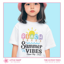 Summer Beach Vibes Customisable Girls