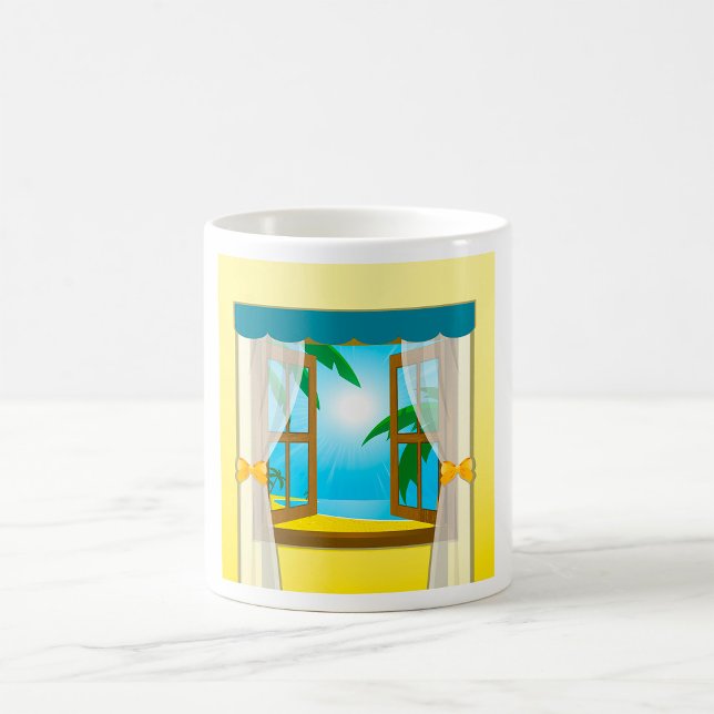 Summer Beach View Coffee Mug (Creator Uploaded)
