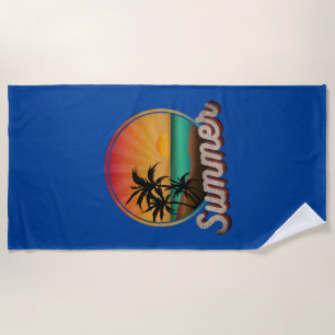 SUMMER BEACH VINTAGE TOWEL