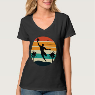 Summer Beach Volleyball Player Team Coach Gift for T-Shirt
