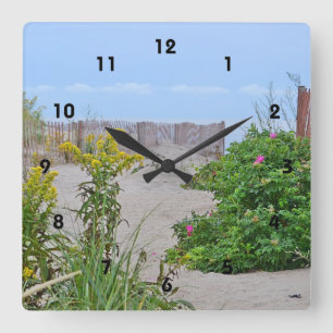 Summer Beach Wall Clock
