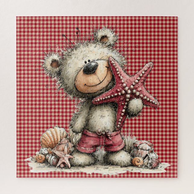 Summer Bear Puzzle (Vertical)