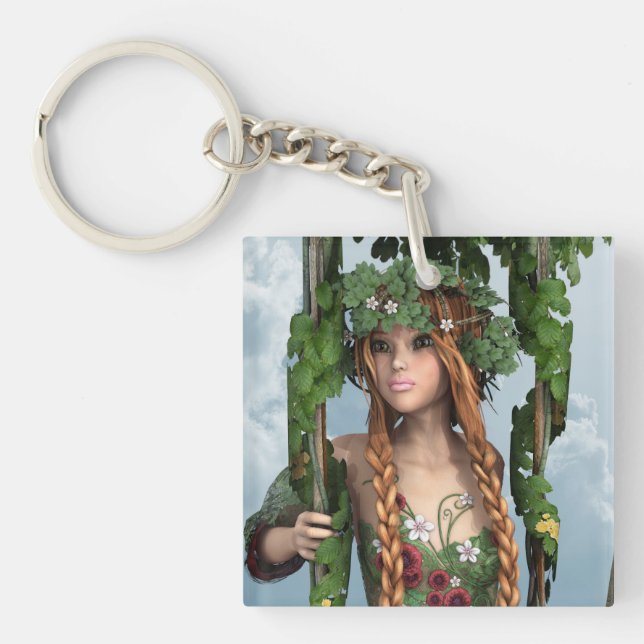 Summer Beauty Key Ring (Front)