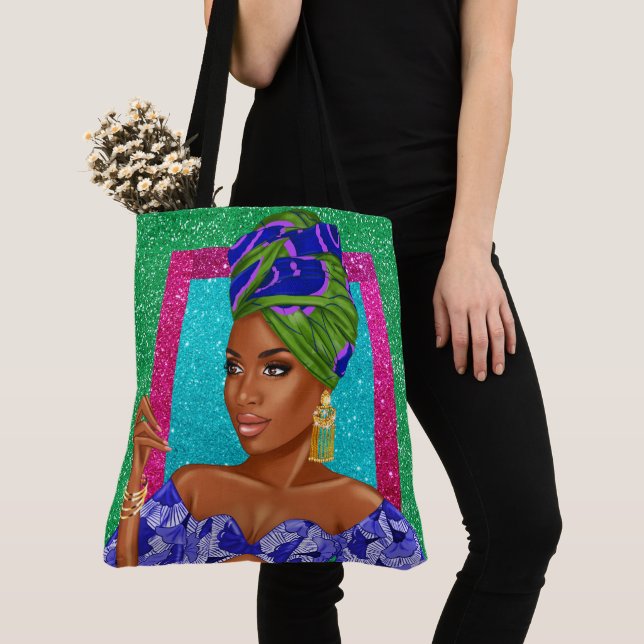 Summer Beauty Tote Bag (Close Up)