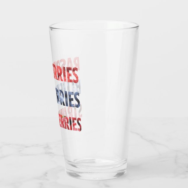 Summer Berries  Glass (Left)