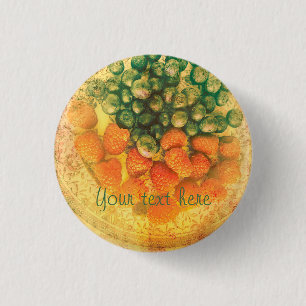 Summer Berries personalised  3 Cm Round Badge