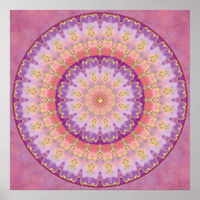 Summer Berry Mandala Poster (Front)