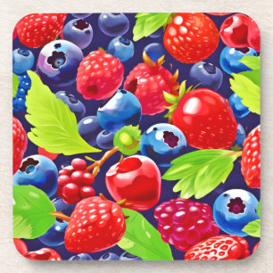 Summer Berry Medley Coaster