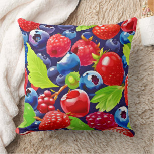 Summer Berry Medley Cushion