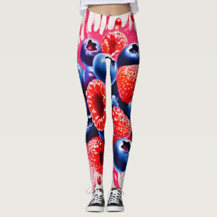 Summer Berry Sensation Leggings