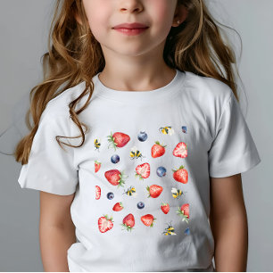Summer Berry Sweet Watercolor Baby Shower T-Shirt
