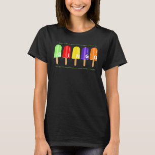 Summer Bingo Ice Cream Popsicle Ice Lolly T-Shirt