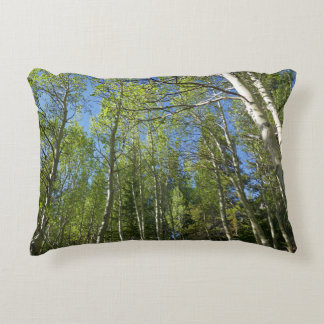 Summer Birch Trees at Rocky Mountain Decorative Cushion