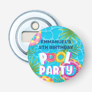 Summer Birthday Favour Tropical Pool Party Bottle Opener