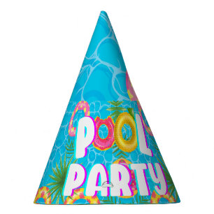 Summer Birthday Favour Tropical Pool Party Hat