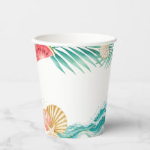 Summer Birthday Party Paper Cup