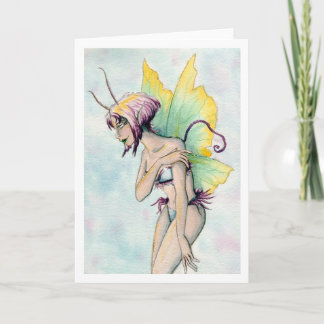 'Summer-Blink' Blank Greeting Card