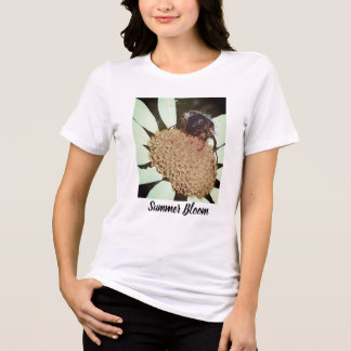 Summer Bloom Bee on Daisy T-Shirt | Nature Tri-Blend Shirt