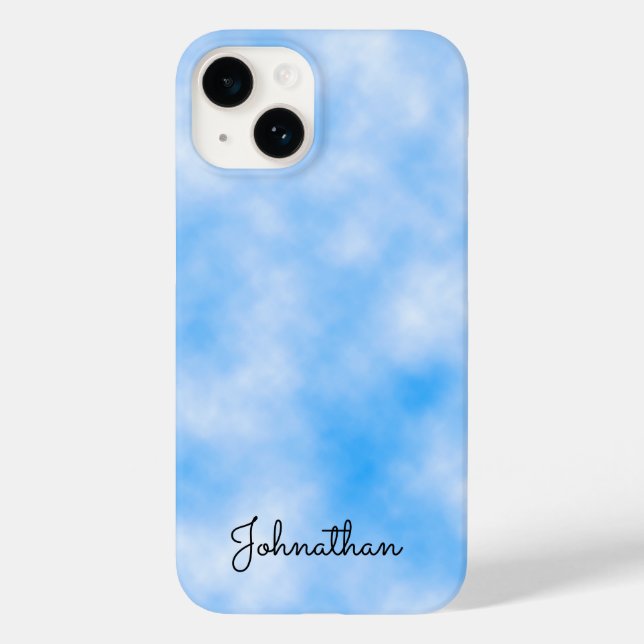 Summer Blue Cloud Case-Mate iPhone Case (Back)