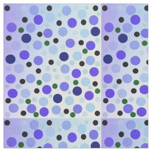 Summer Blue Polka Dots, Fabric
