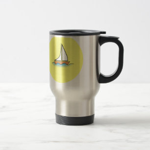 summer boat boating sport fish fishing water wave travel mug