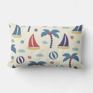 Summer Boats II Lumbar Cushion