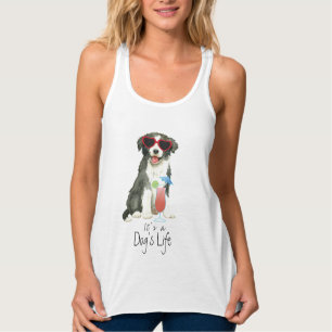 Summer Border Collie Tank Top