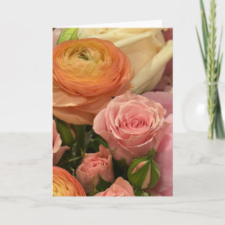 Summer Bouquet Blank Note Card
