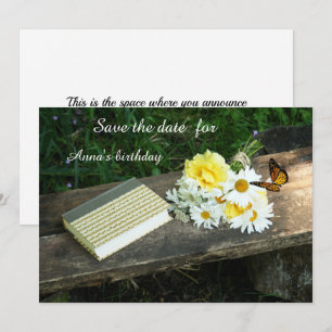 Summer Bouquet Invitation Card