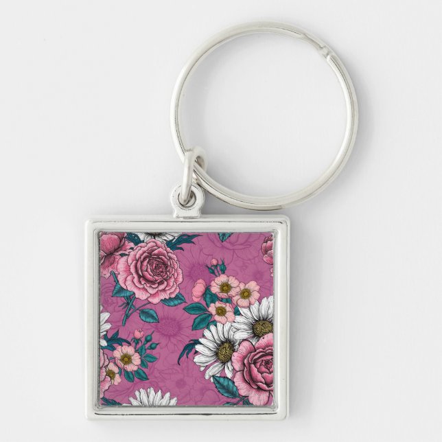 Summer bouquets 2 key ring (Front)