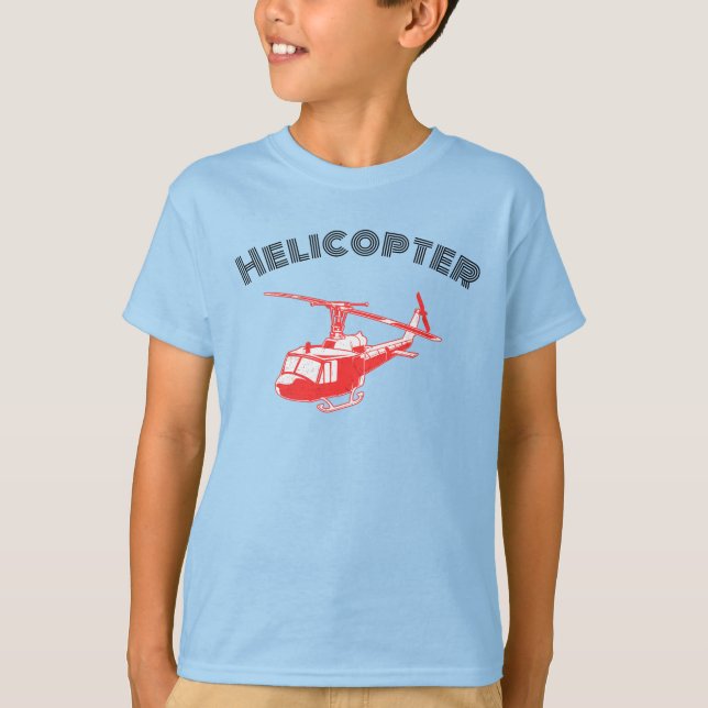 Summer Boys  Helicopter T-Shirt (Front)