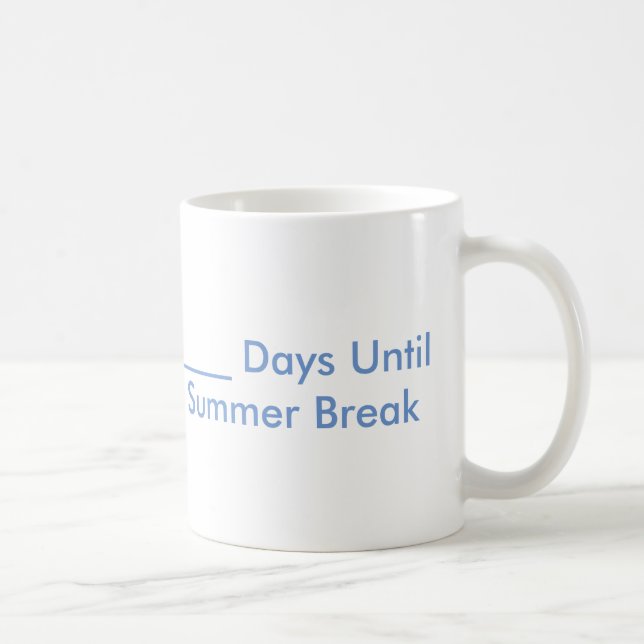 Summer Break Countdown Mug (Right)