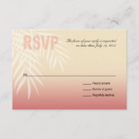 Summer Breeze Beach RSVP | pink