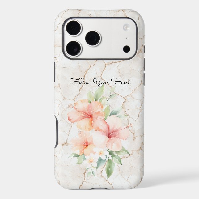 Summer Breeze Blush Peach Hibiscus   (Back)