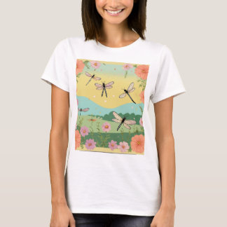 "Summer Breeze Butterfly T-Shirts" T-Shirt