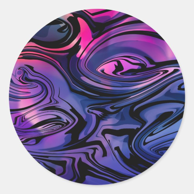 Summer Breeze  Classic Round Sticker (Front)