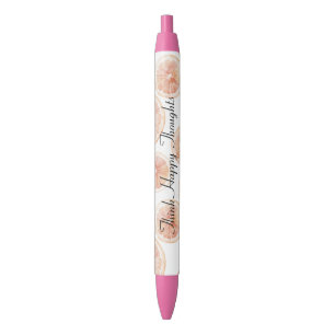 Summer Breeze Grapefruit Black Ink Pen