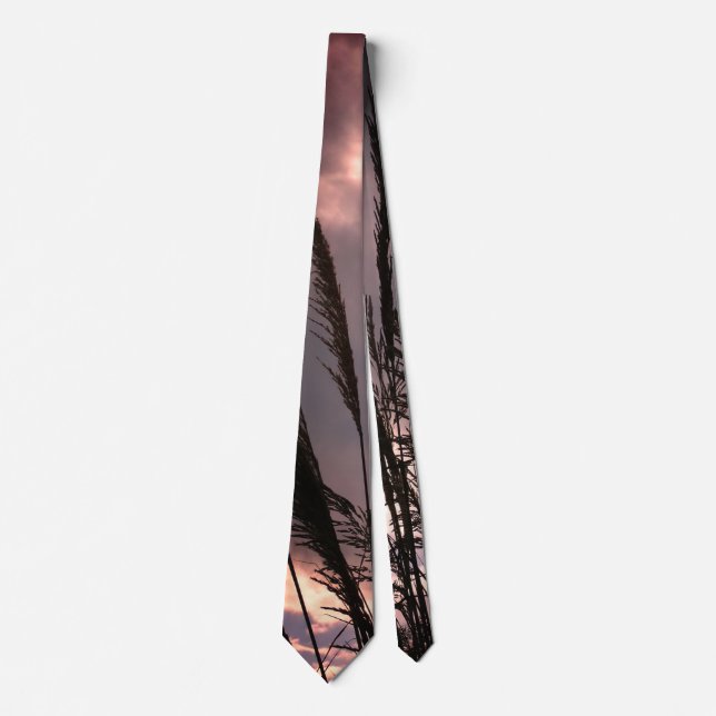 Summer Breeze, Grass, Skies Photo Tie (Front)
